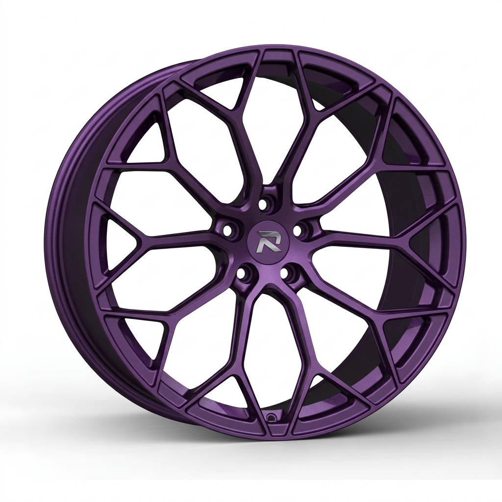 RZR CLXXXVIII forged wheel — Satin Purple Metallic