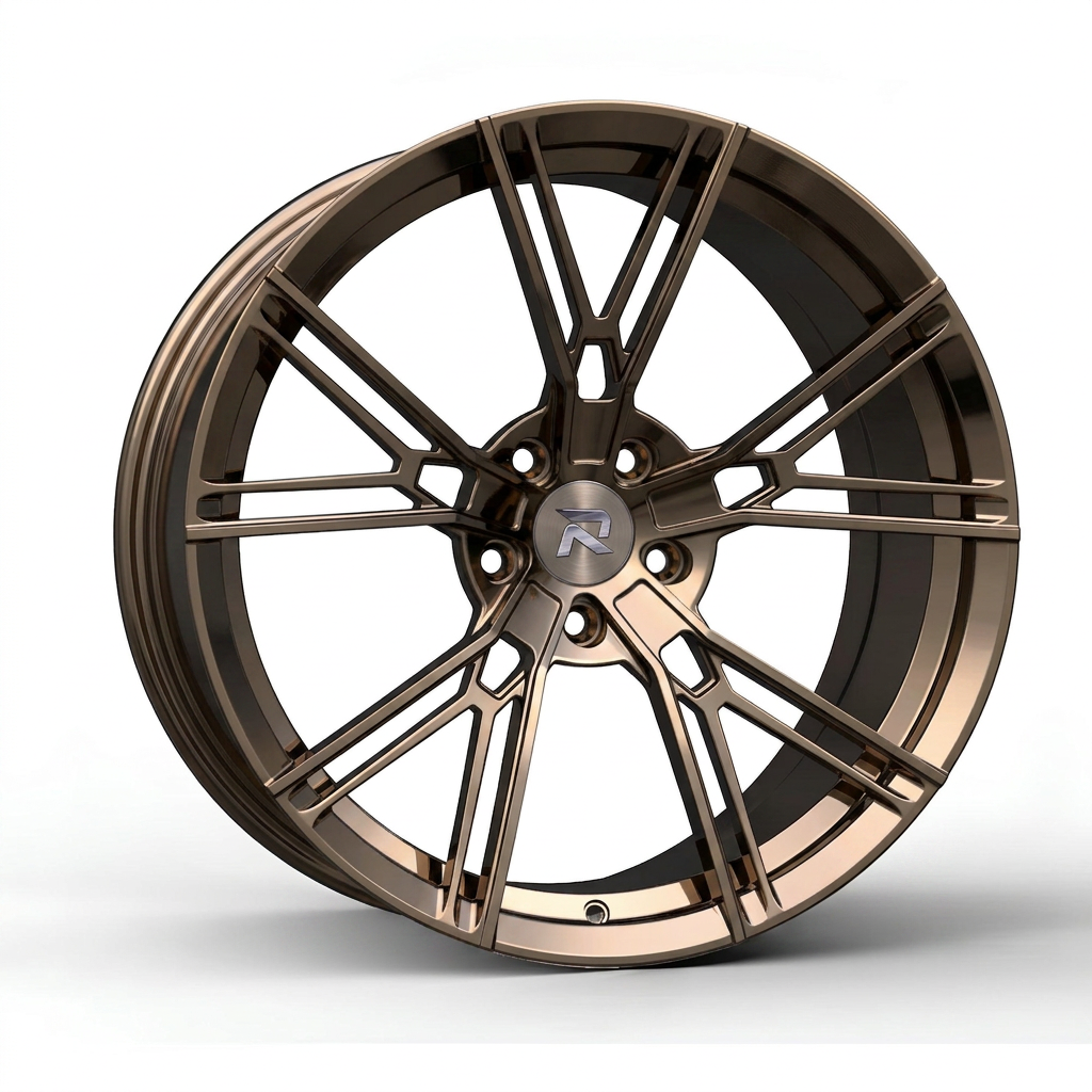 RZR CXC forged wheel — Tinted Bronze Chrome