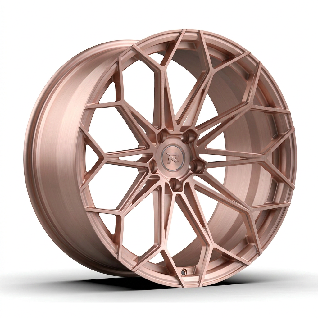 RZR CXXV forged wheel — Brushed Rose Gold