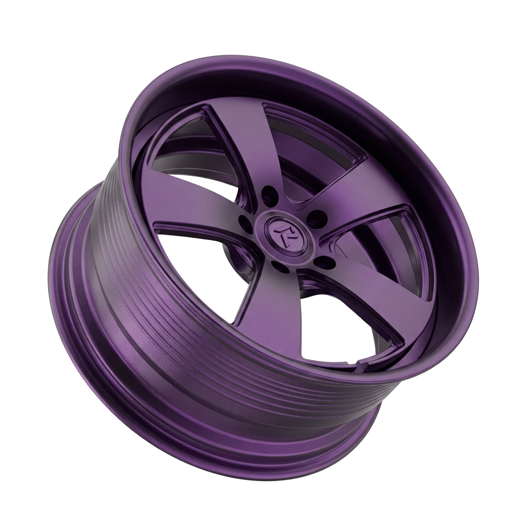 RZR LXVII forged wheel — Satin Purple Metallic