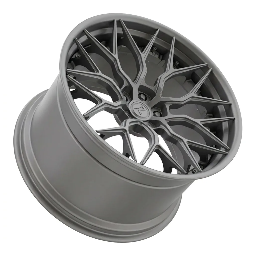 RZR I forged wheel — Satin Titanium