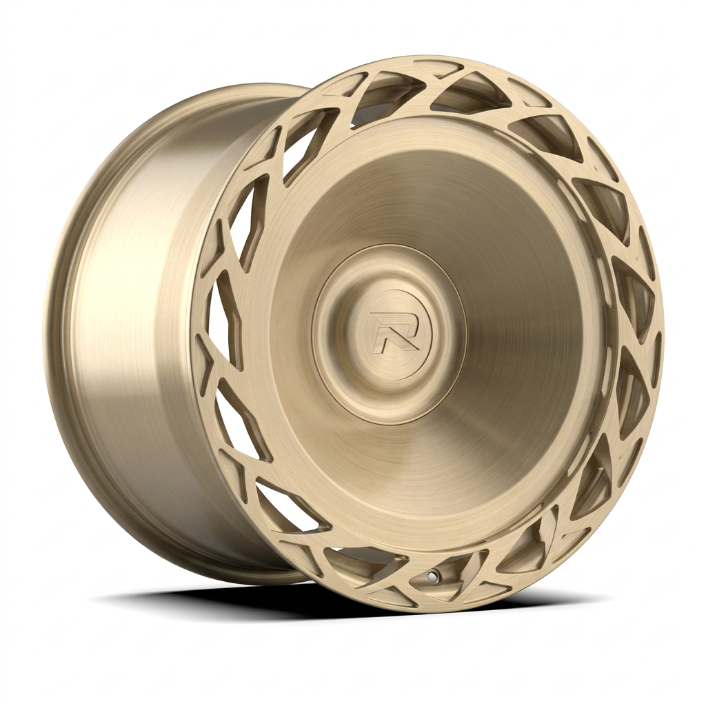 RZR CLXXXIII forged wheel — Brushed Champagne Gold