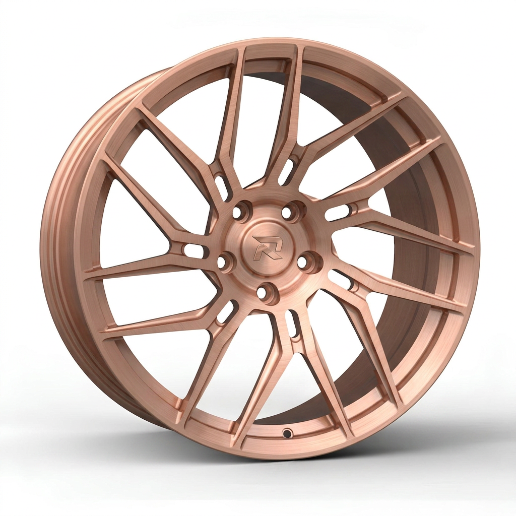 RZR CLXIII forged wheel — Brushed Rose Gold