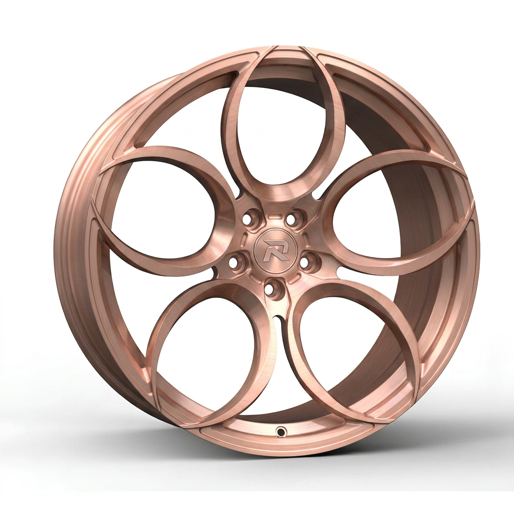 RZR CLXXXIX forged wheel — Brushed Rose Gold