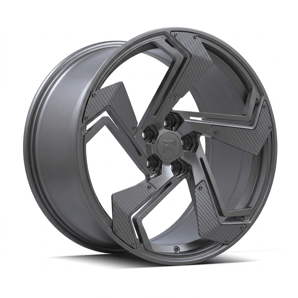 RZR CXXIV forged wheel — Satin Gunmetal