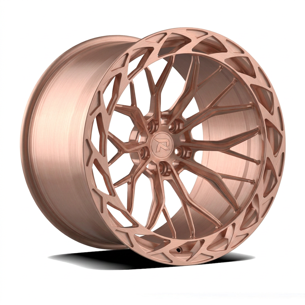 RZR CXXXIX forged wheel — Brushed Rose Gold