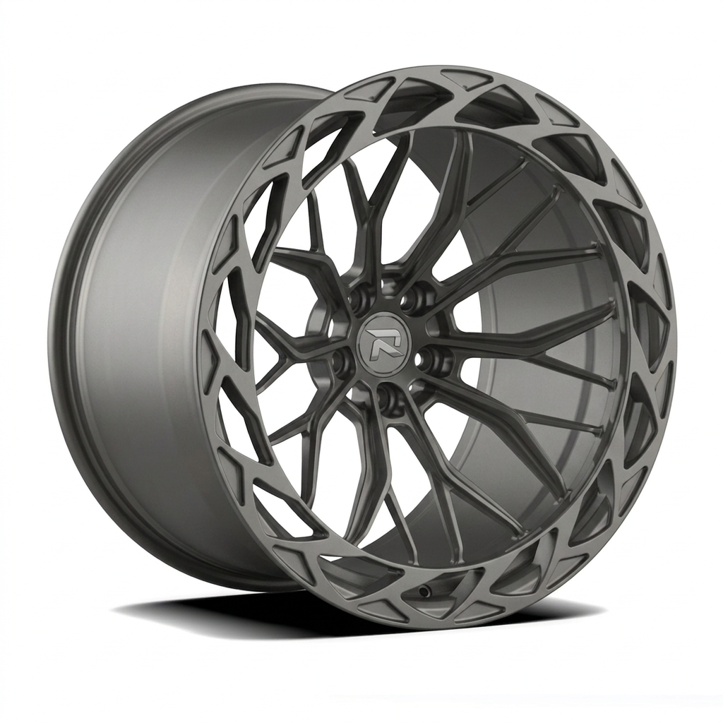 RZR CXXXIX forged wheel — Satin Titanium Grey