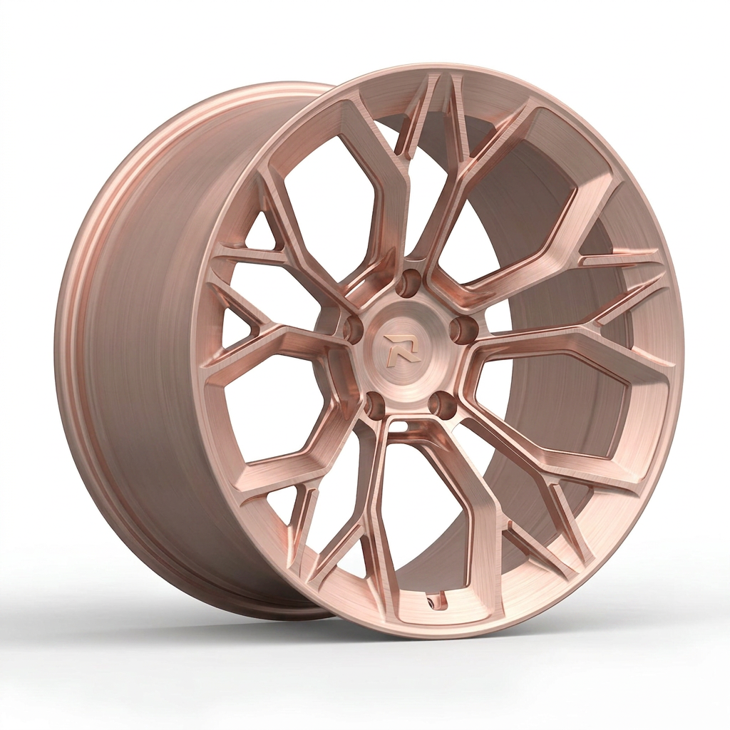 RZR CLIII forged wheel — Brushed Rose Gold