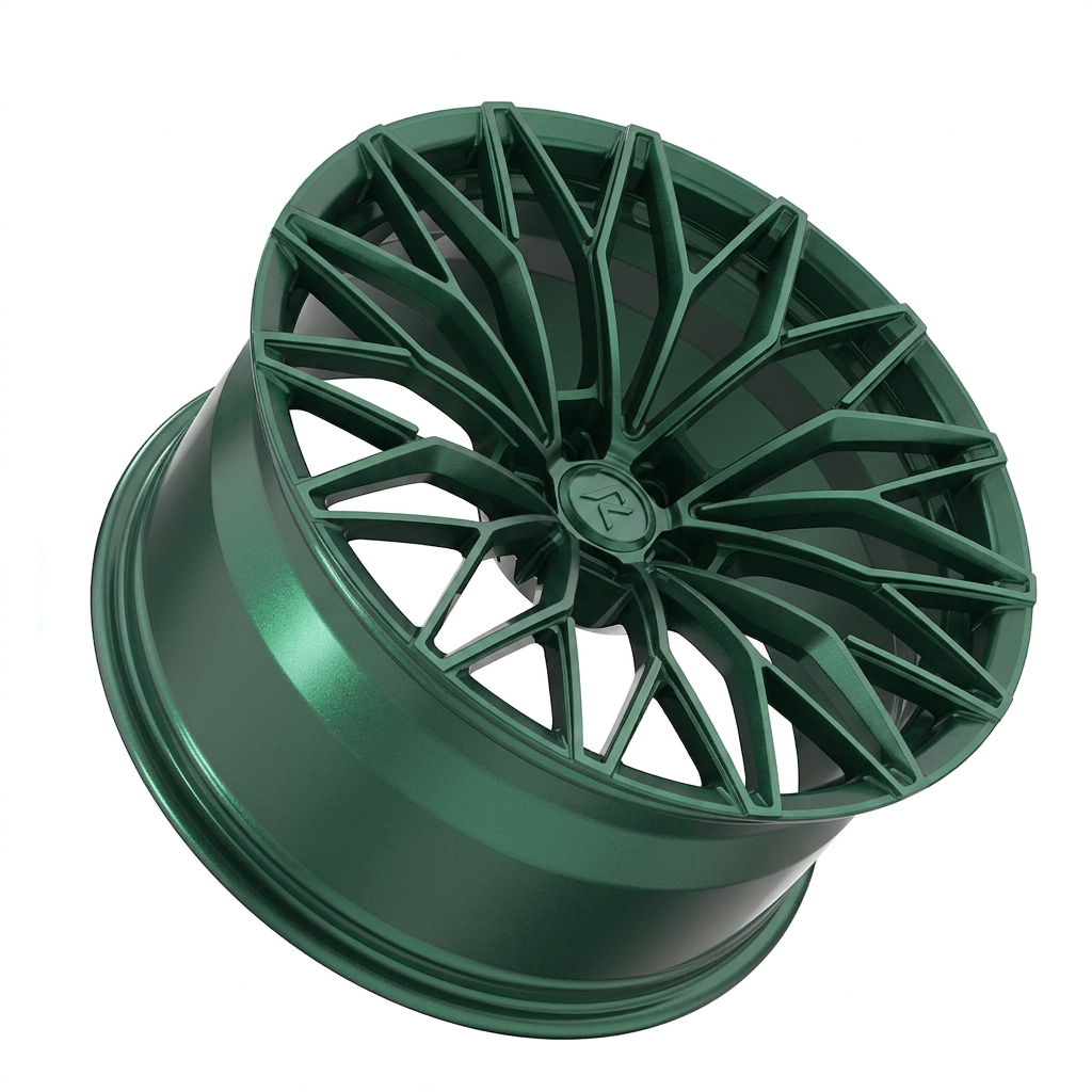 RZR LXXIX forged wheel — Satin Emerald Metallic