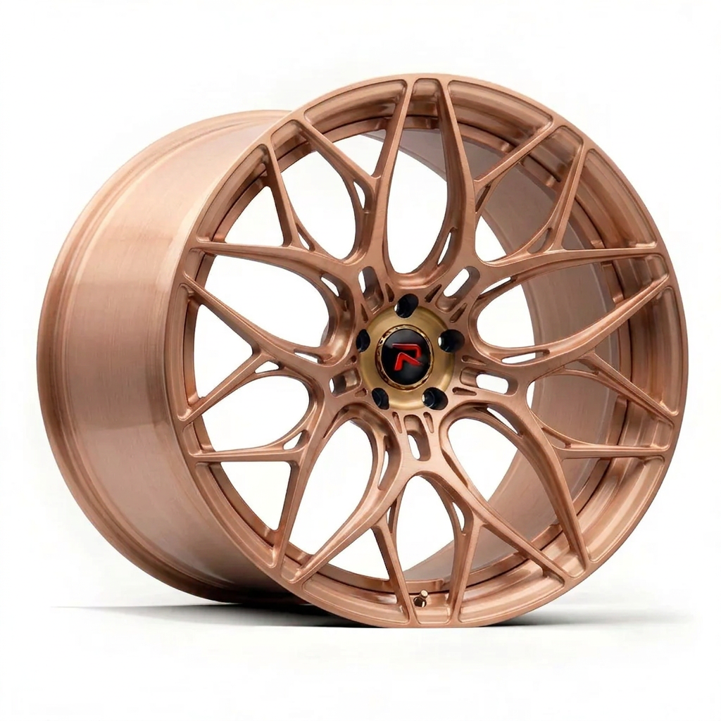 RZR LIV forged wheel — Brushed Rose Gold