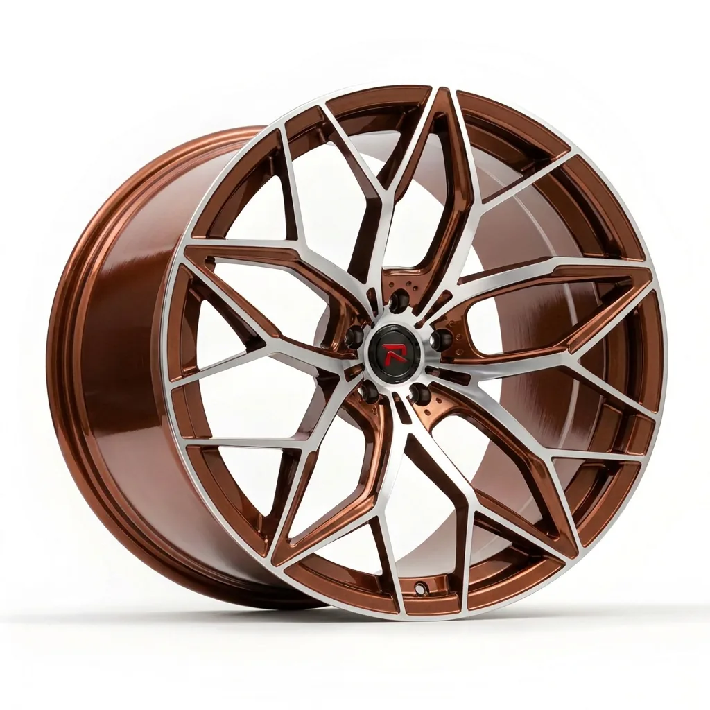 RZR XI forged wheel — Copper Bronze / Machined Face