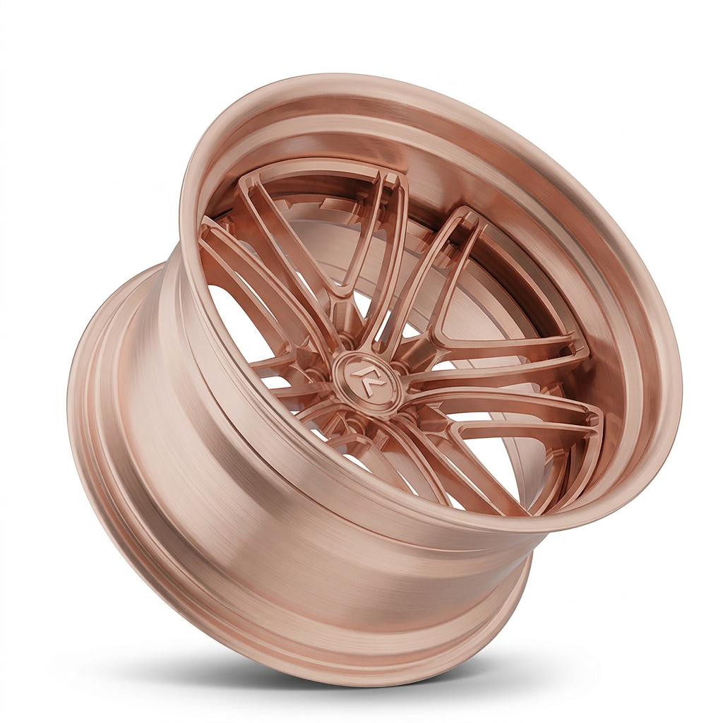 RZR LXVIII forged wheel — Brushed Rose Gold