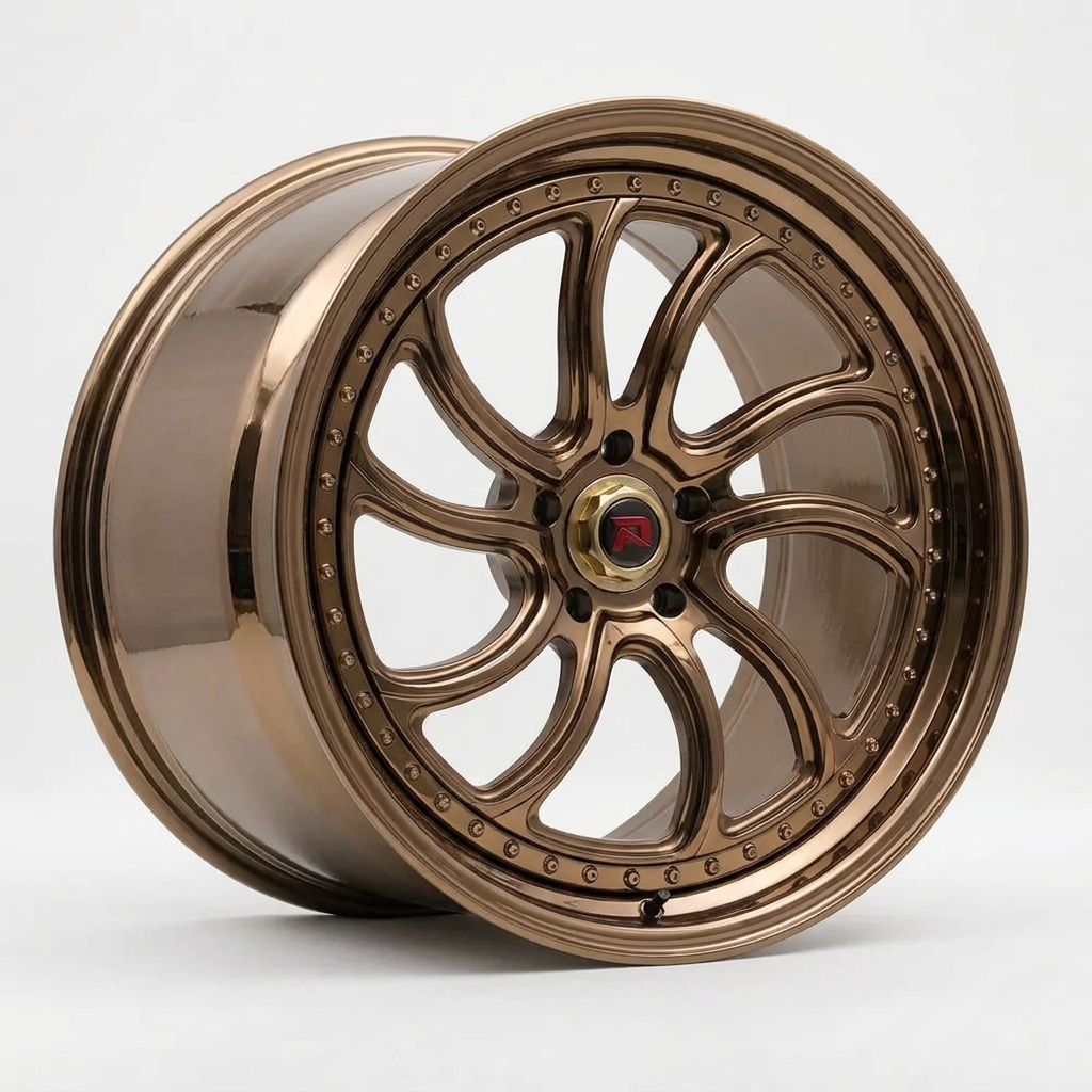 RZR XXXV forged wheel — Tinted Bronze Chrome