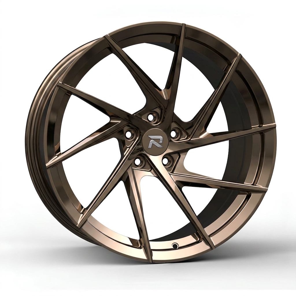 RZR CXI forged wheel — Tinted Bronze Chrome