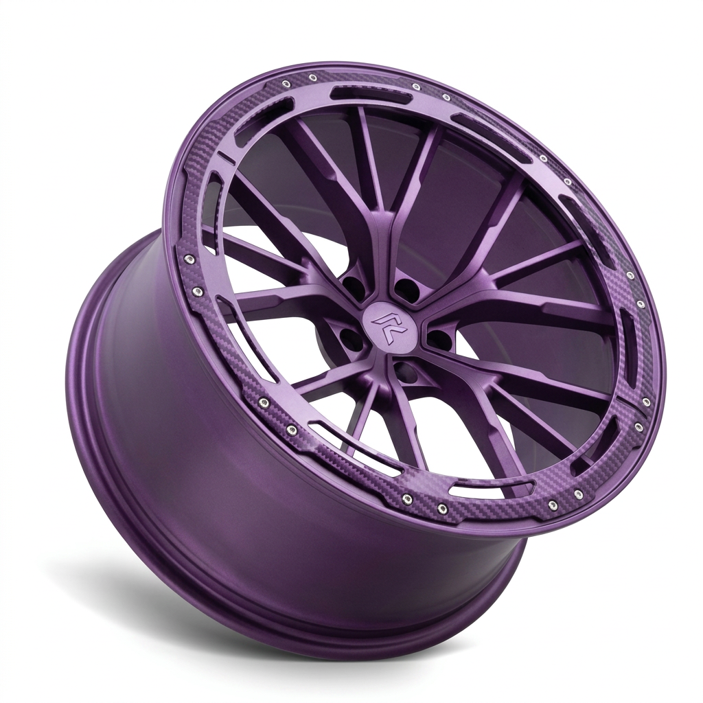 RZR LXXXIV forged wheel — Satin Purple Metallic