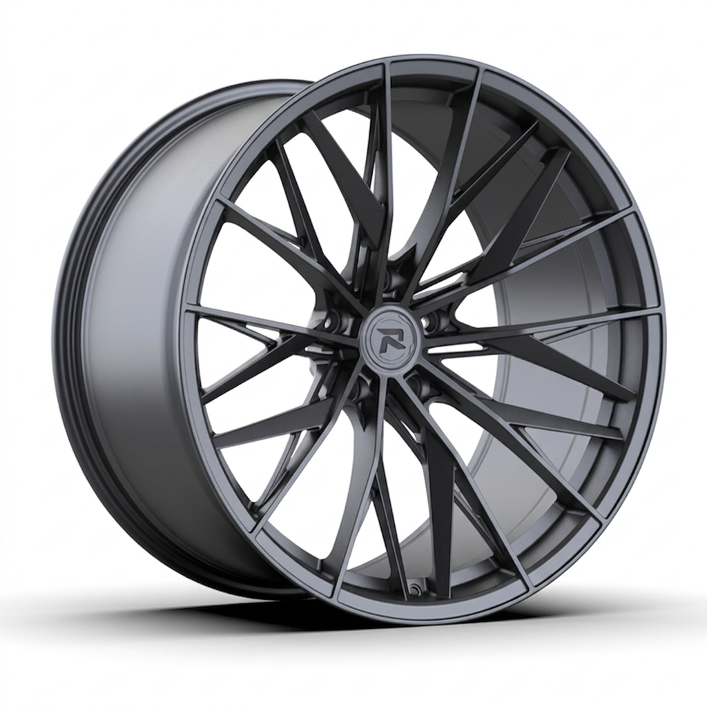 RZR CXXXVI forged wheel — Satin Gunmetal