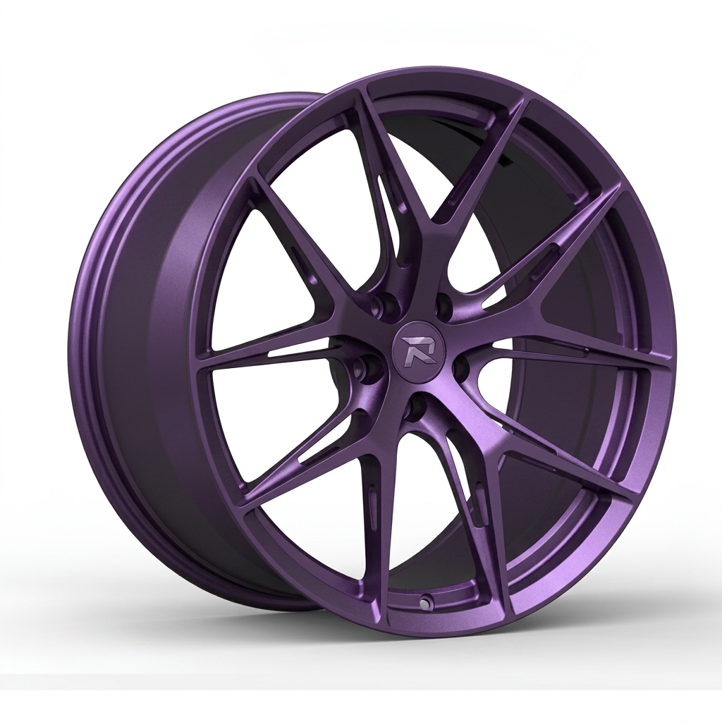 RZR CXCVII forged wheel — Satin Purple Metallic