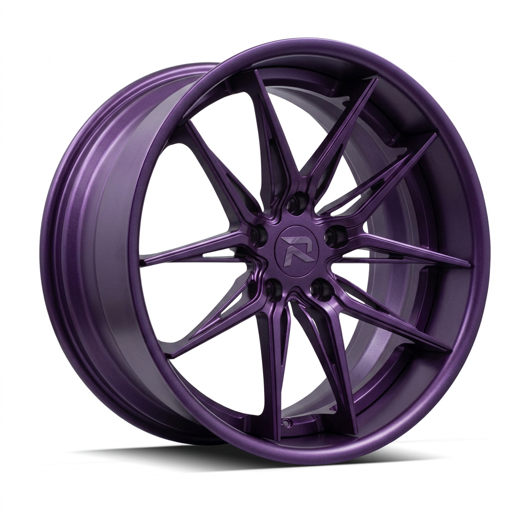 RZR C forged wheel — Satin Purple Metallic