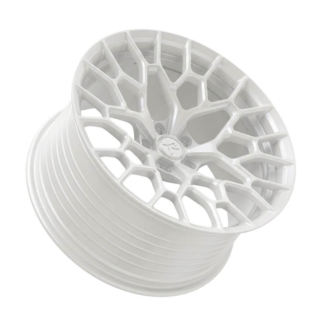 RZR LXXXIII forged wheel — Satin White Pearl