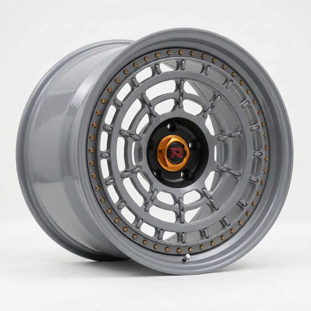RZR XLII forged wheel — Gloss Nardo Grey