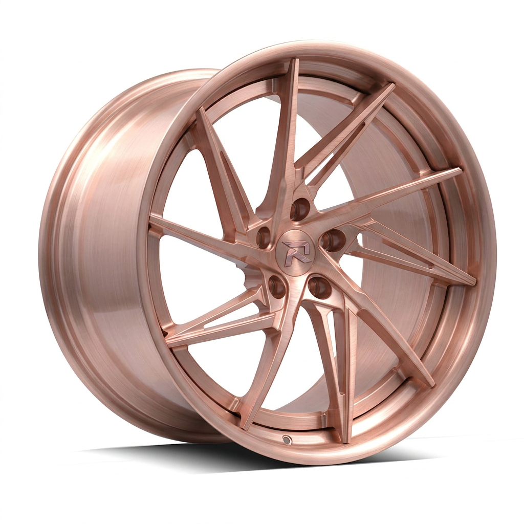 RZR XCIX forged wheel — Brushed Rose Gold