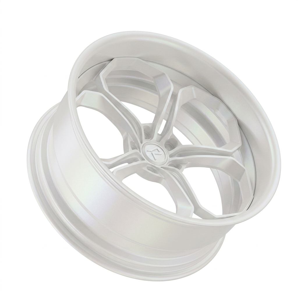 RZR LXIV forged wheel — Satin White Pearl