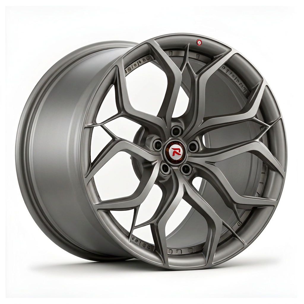 RZR XVIII forged wheel — Satin Titanium Grey