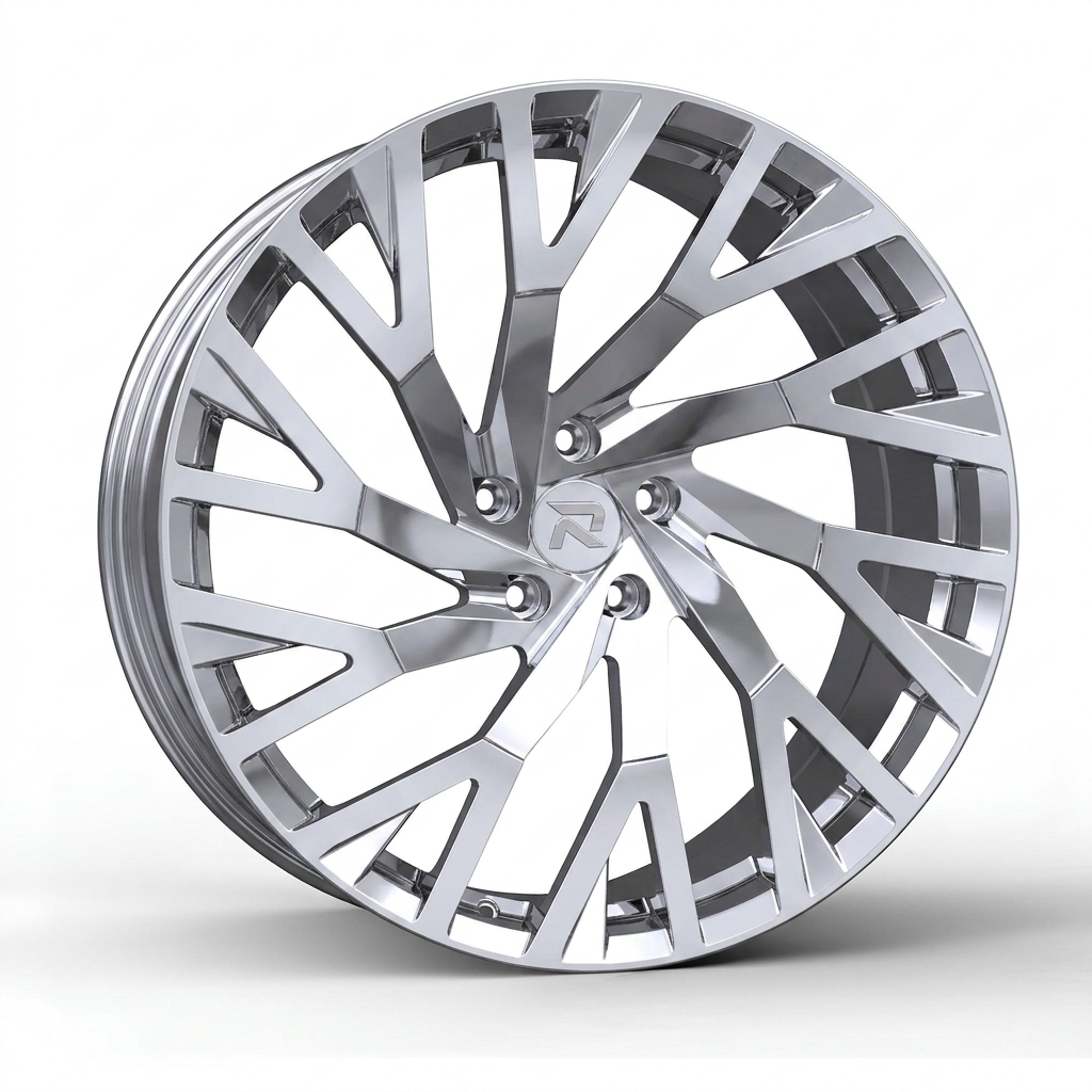 RZR CCV forged wheel — Full Polished Chrome