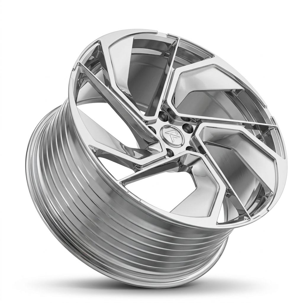RZR LXXXI forged wheel — Full Polished Chrome