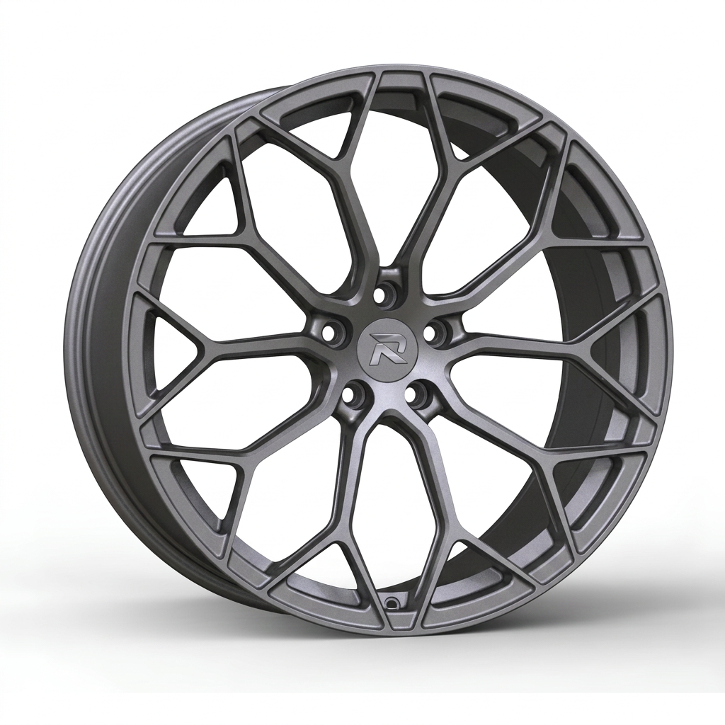RZR CLXXXVIII forged wheel — Satin Titanium Grey