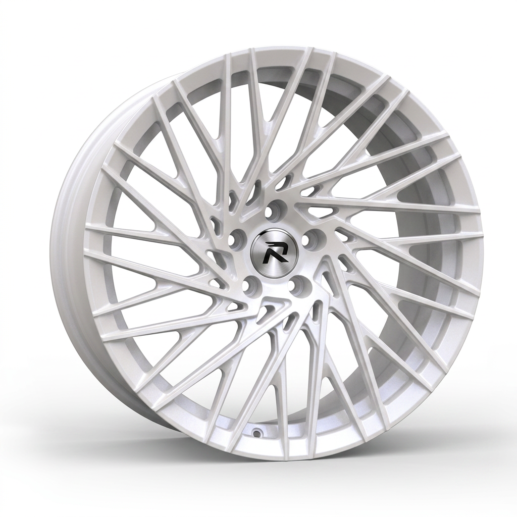 RZR CXCV forged wheel — Satin White Pearl