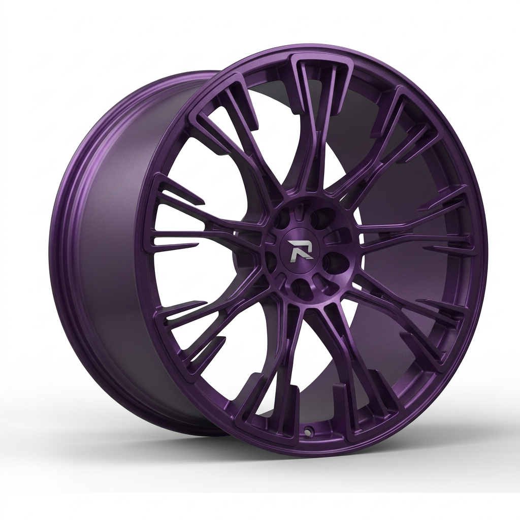 RZR CLXXX forged wheel — Satin Purple Metallic