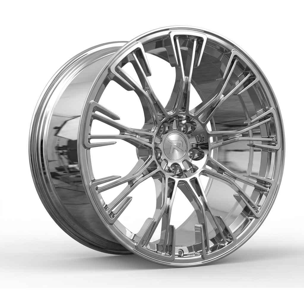 RZR CLXXX forged wheel — Full Polished Chrome