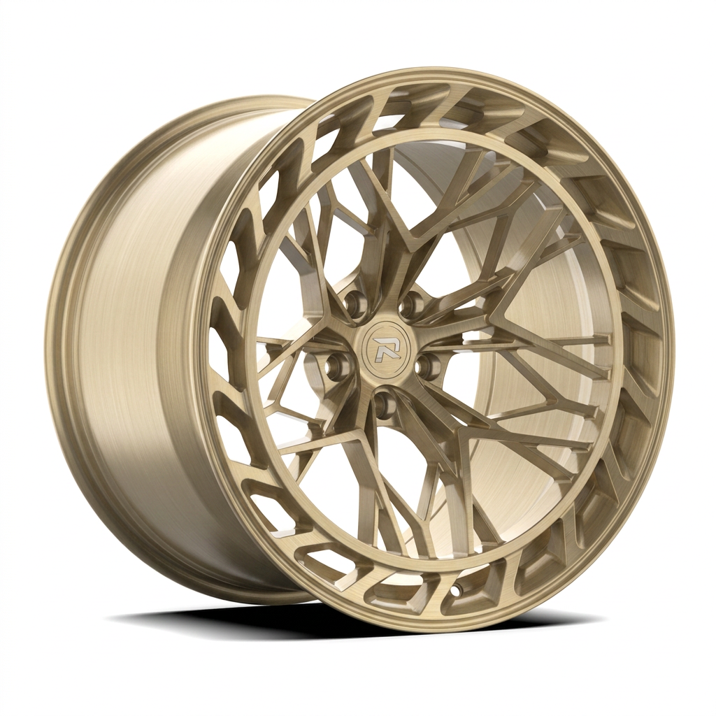RZR CLXIX forged wheel — Brushed Champagne Gold