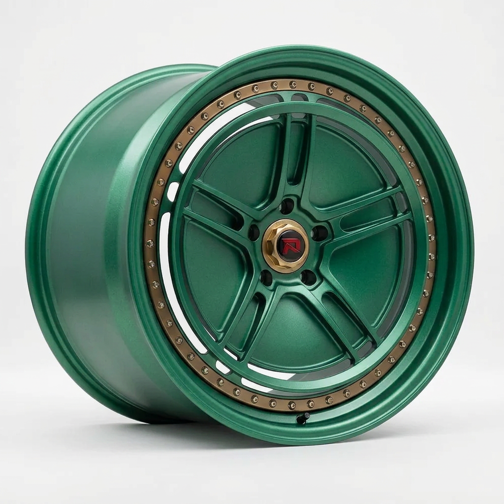 RZR XL forged wheel — Satin Emerald Metallic