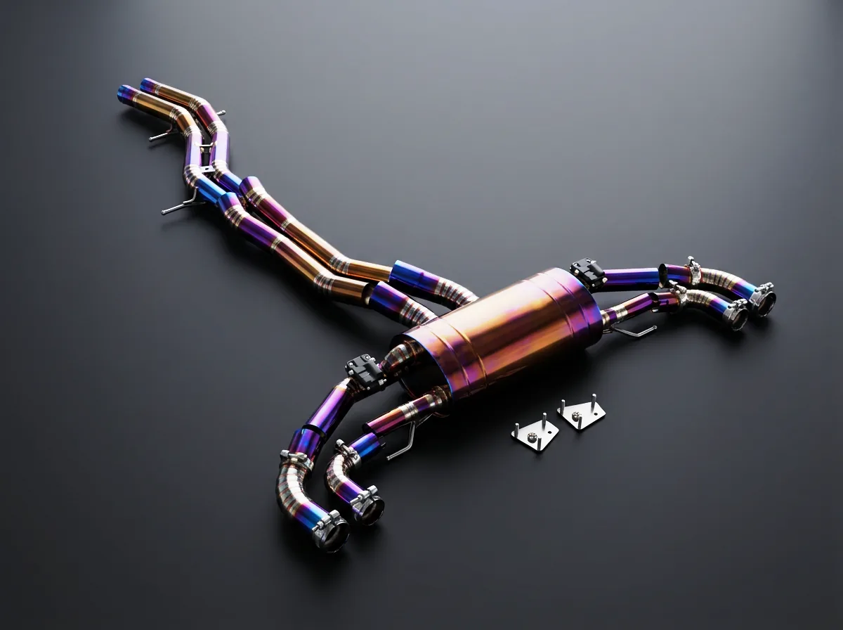 Bentley Bentayga 4.0T V8 valvetronic titanium exhaust system