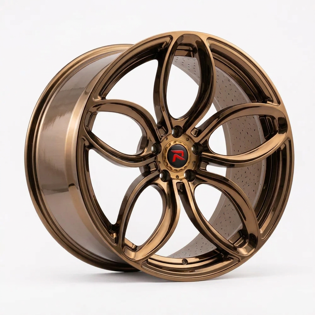 RZR XLVIII forged wheel — Tinted Bronze Chrome