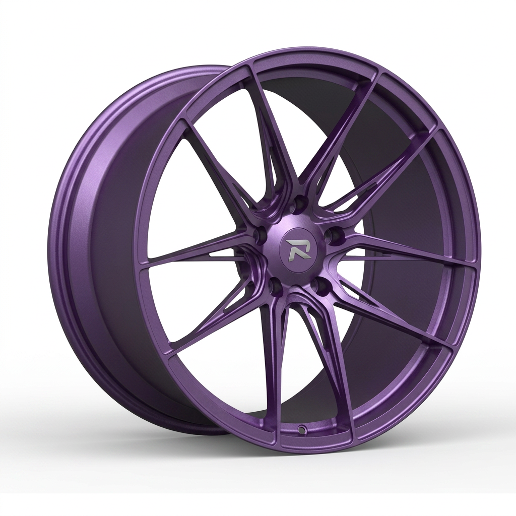 RZR CXCIX forged wheel — Satin Purple Metallic