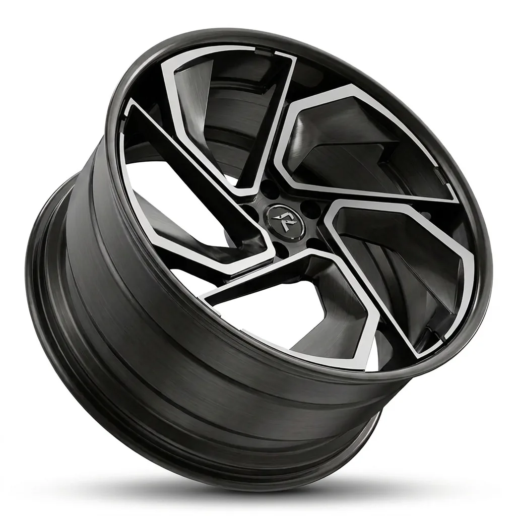 RZR X forged wheel — Satin Black / Milled Face