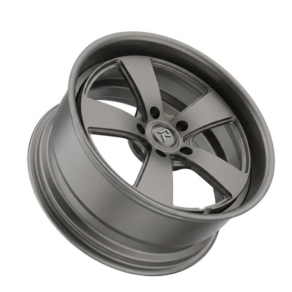 RZR LXVII forged wheel — Satin Titanium Grey