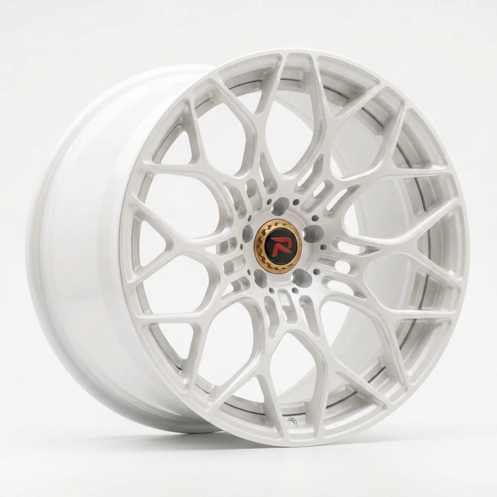 RZR XLV forged wheel — Satin White Pearl