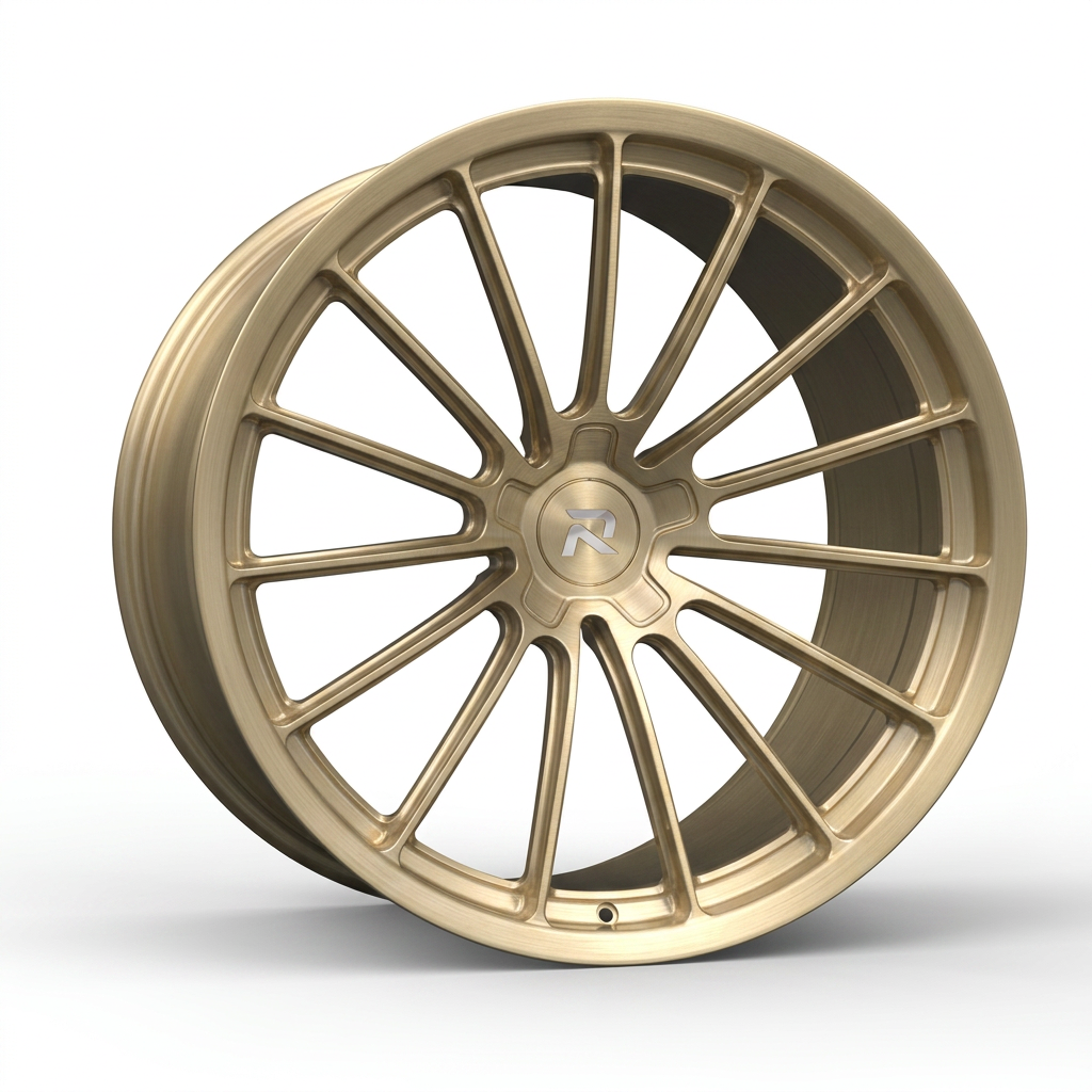 RZR CXCIV forged wheel — Brushed Champagne Gold