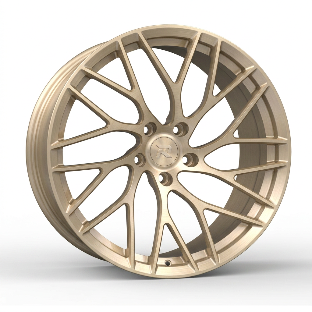RZR CXIV forged wheel — Brushed Champagne Gold