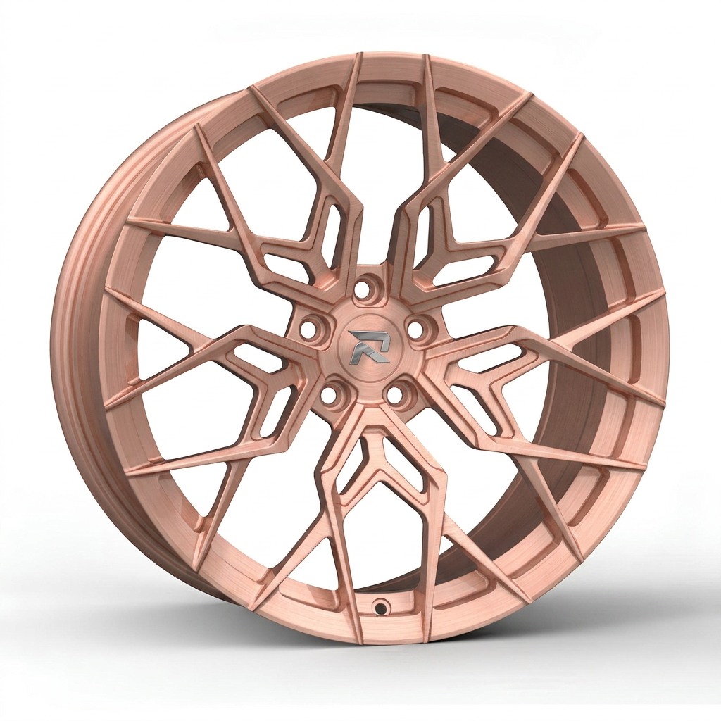 RZR CLXXI forged wheel — Brushed Rose Gold
