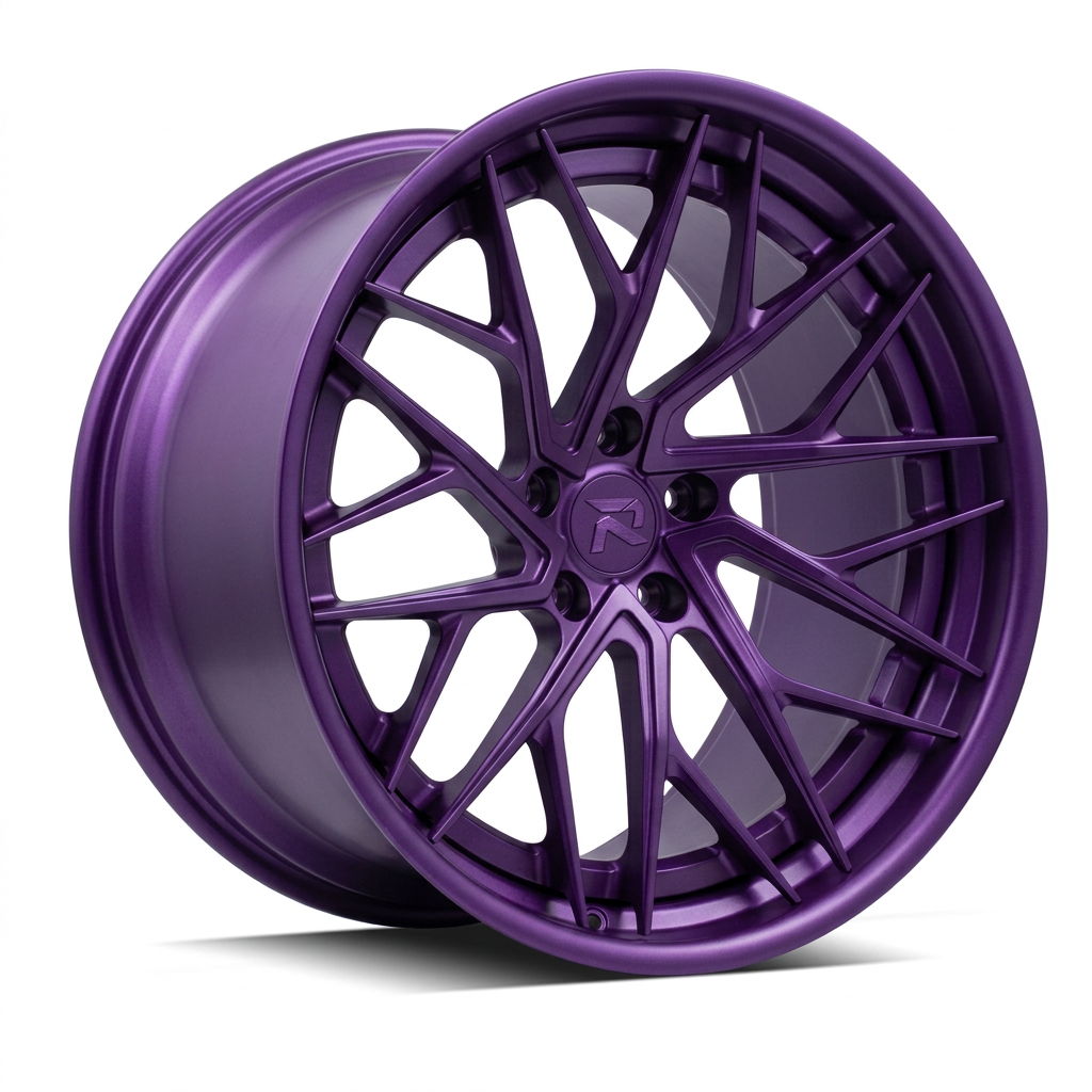 RZR XCIII forged wheel — Satin Purple Metallic