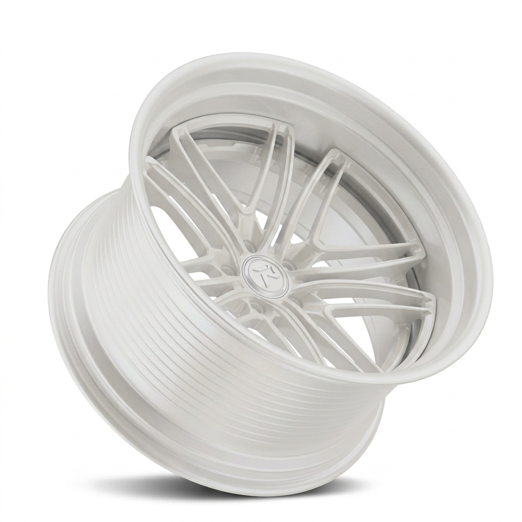 RZR LXVIII forged wheel — Satin White Pearl