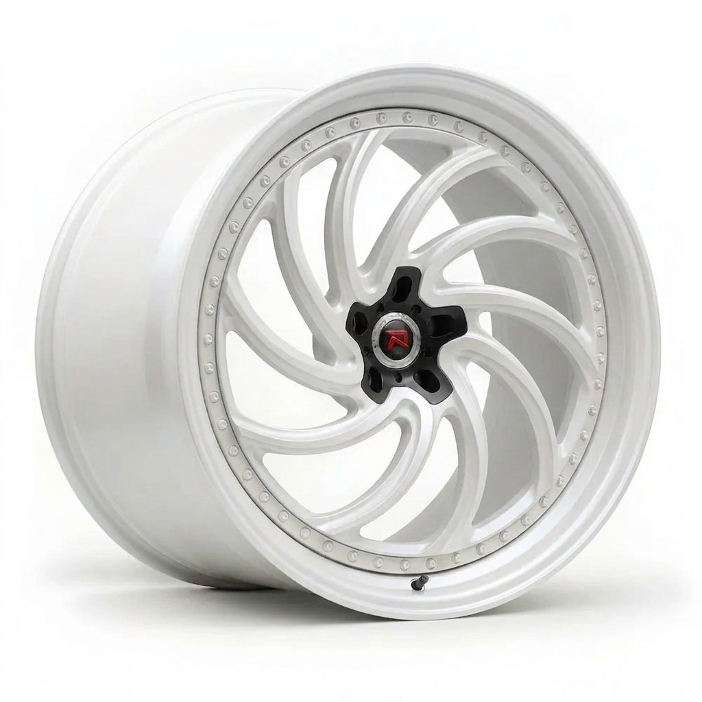 RZR XXIII forged wheel — Satin White Pearl