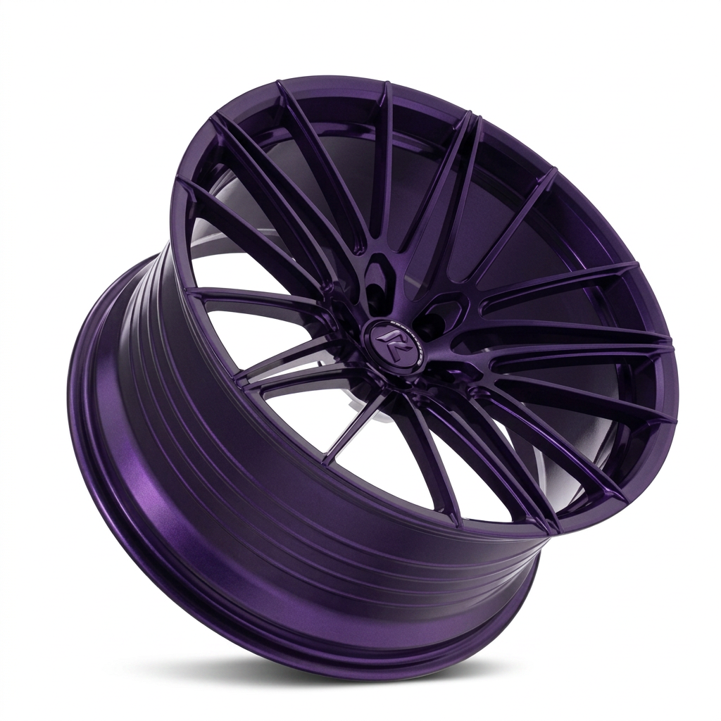 RZR LXXIII forged wheel — Satin Purple Metallic