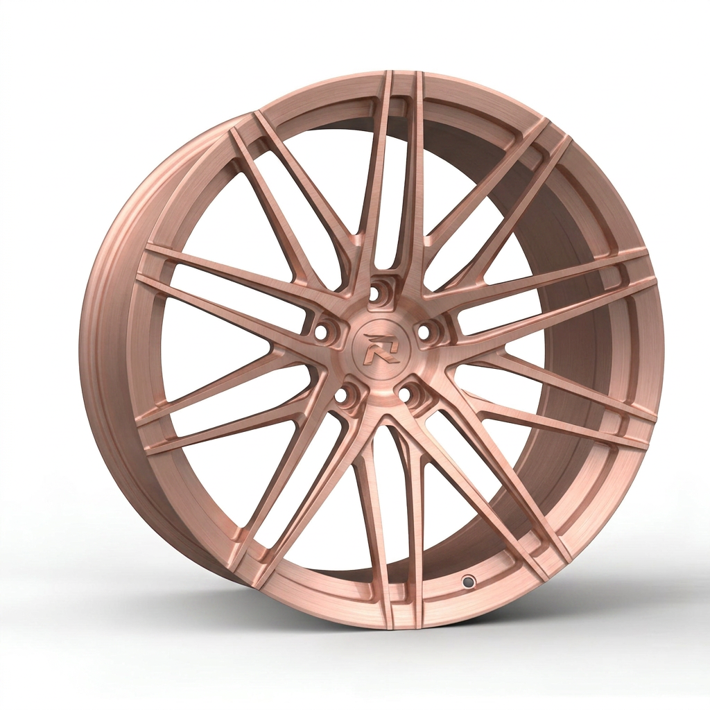 RZR CXCI forged wheel — Brushed Rose Gold