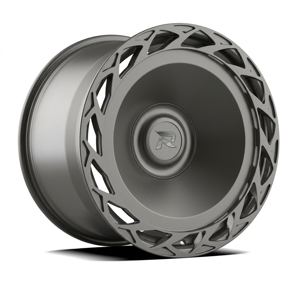RZR CLXXXIII forged wheel — Satin Titanium Grey